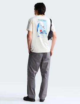 Camiseta The North Face Mountain Celebration Beige Unisex