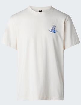 Camiseta The North Face Mountain Celebration Beige Unisex