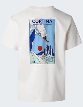 Camiseta The North Face Mountain Celebration Beige Unisex