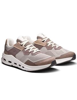 Zapatilla On Cloudnova Rift Beige Hombre