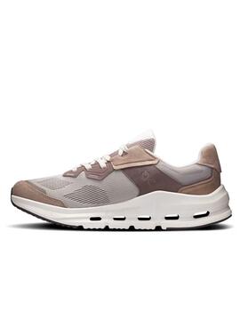Zapatilla On Cloudnova Rift Beige Hombre
