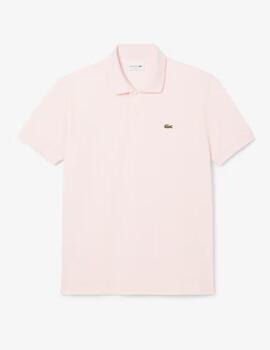 Polo Lacoste Cuello Canale m/c Rosa Hombre