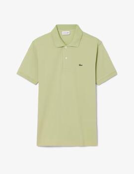 Polo Lacoste Cuello Canale m/c Verde Hombre