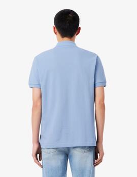 Polo Lacoste Cuello Canale m/c Celeste Hombre
