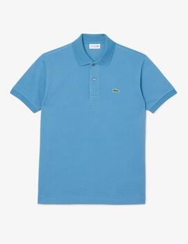 Polo Lacoste Cuello Canale m/c Azul Hombre