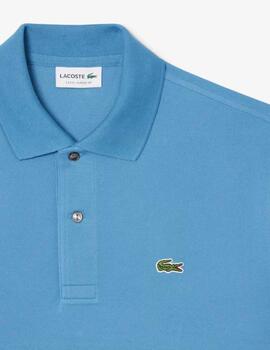 Polo Lacoste Cuello Canale m/c Azul Hombre
