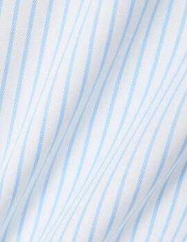 Camisa Lacoste  pinpoint de rayas de corte regular Hombre