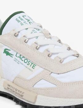 Zapatillas Lacoste Elite Active Blanca Verde  hombre