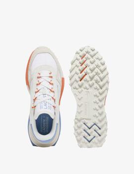 Zapatillas Lacoste Elite Active blanca celeste  hombre