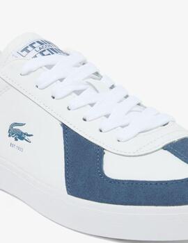 Zapatillas Lacoste Baseshot Pro Blanca/Azul hombre