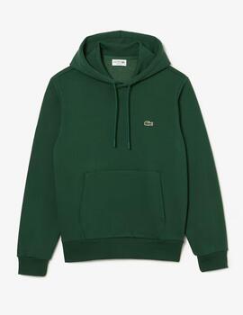 Sudadera Lacoste Capucha Verde  Hombre