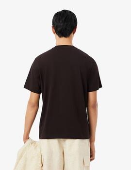 Camiseta Lacoste Marrón Hombre