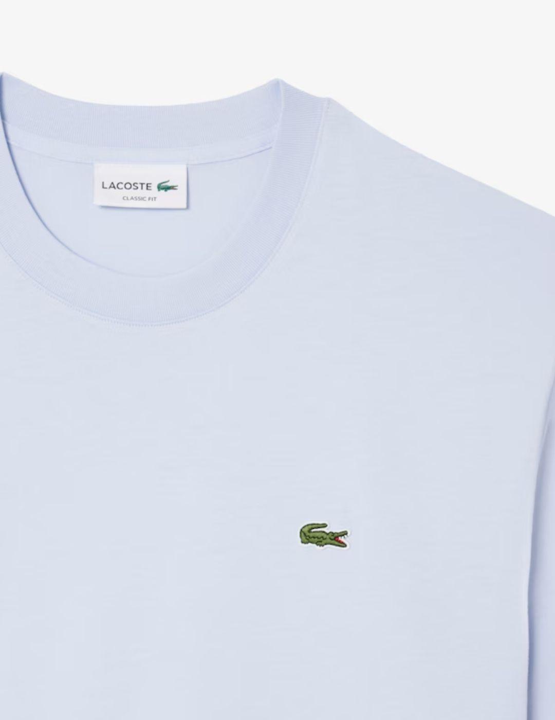 Camiseta Lacoste Azul Celeste Hombre