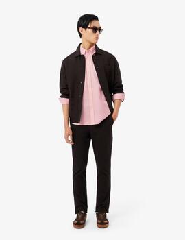 Camisa Lacoste Oxford Regular Rosa Hombre
