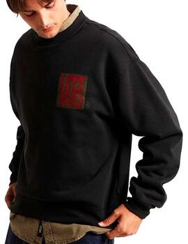  Sudadera Vans Negra Stretch  Stack Hombre