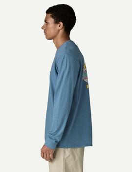 Camiseta Patagonia Long-Sleeved Great Waves Hombre