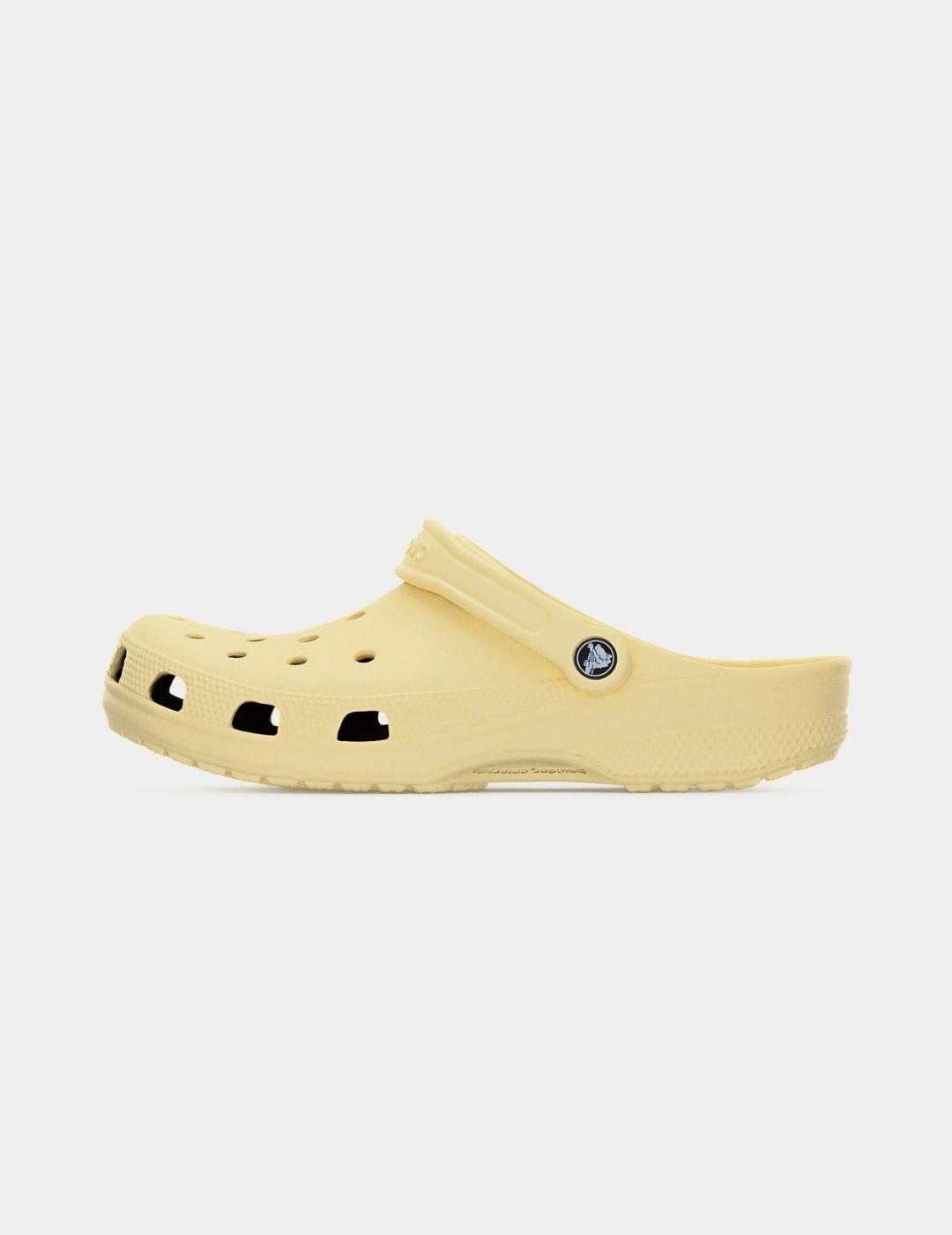 Zueco Crocs Classic U Amarillo Palo Mujer