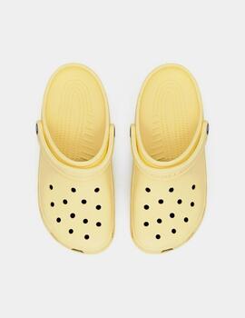 Zueco Crocs Classic U Amarillo Palo Mujer