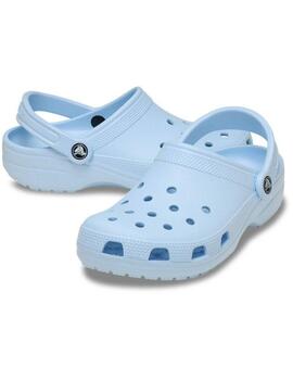 Zueco Crocs Classic U Azul Mujer