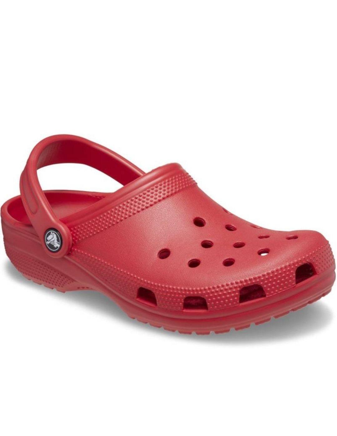 Zueco Crocs Classic U Rojo Hombre