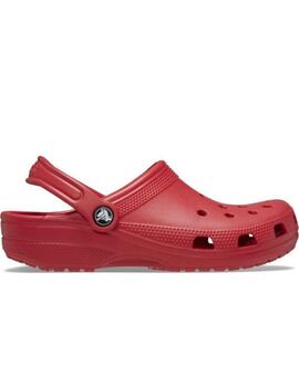 Zueco Crocs Classic U Rojo Hombre
