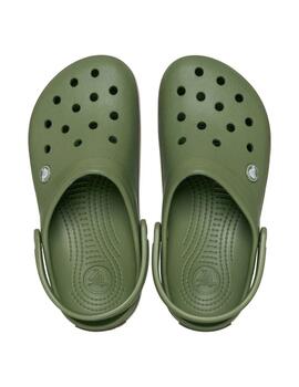 Zueco Crocs Crocband Gum Clog Verde Hombre