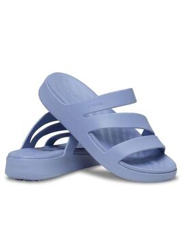 Sandalia Crocs Getaway Strappy Azul Mujer