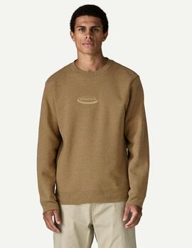  Sudadera Patagonia '95 Oval Logo Uprisal Beige Hombre