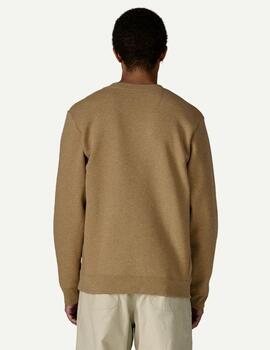  Sudadera Patagonia '95 Oval Logo Uprisal Beige Hombre