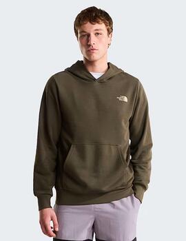 Sudadera The North Face Hoodie-Graphic Verde Hombre
