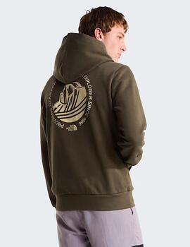 Sudadera The North Face Hoodie-Graphic Verde Hombre