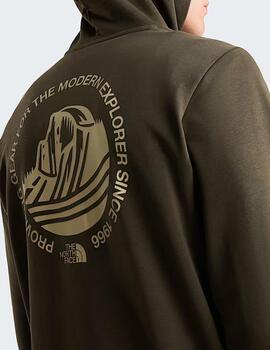 Sudadera The North Face Hoodie-Graphic Verde Hombre