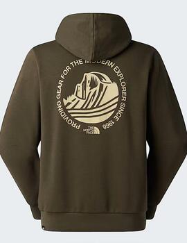 Sudadera The North Face Hoodie-Graphic Verde Hombre