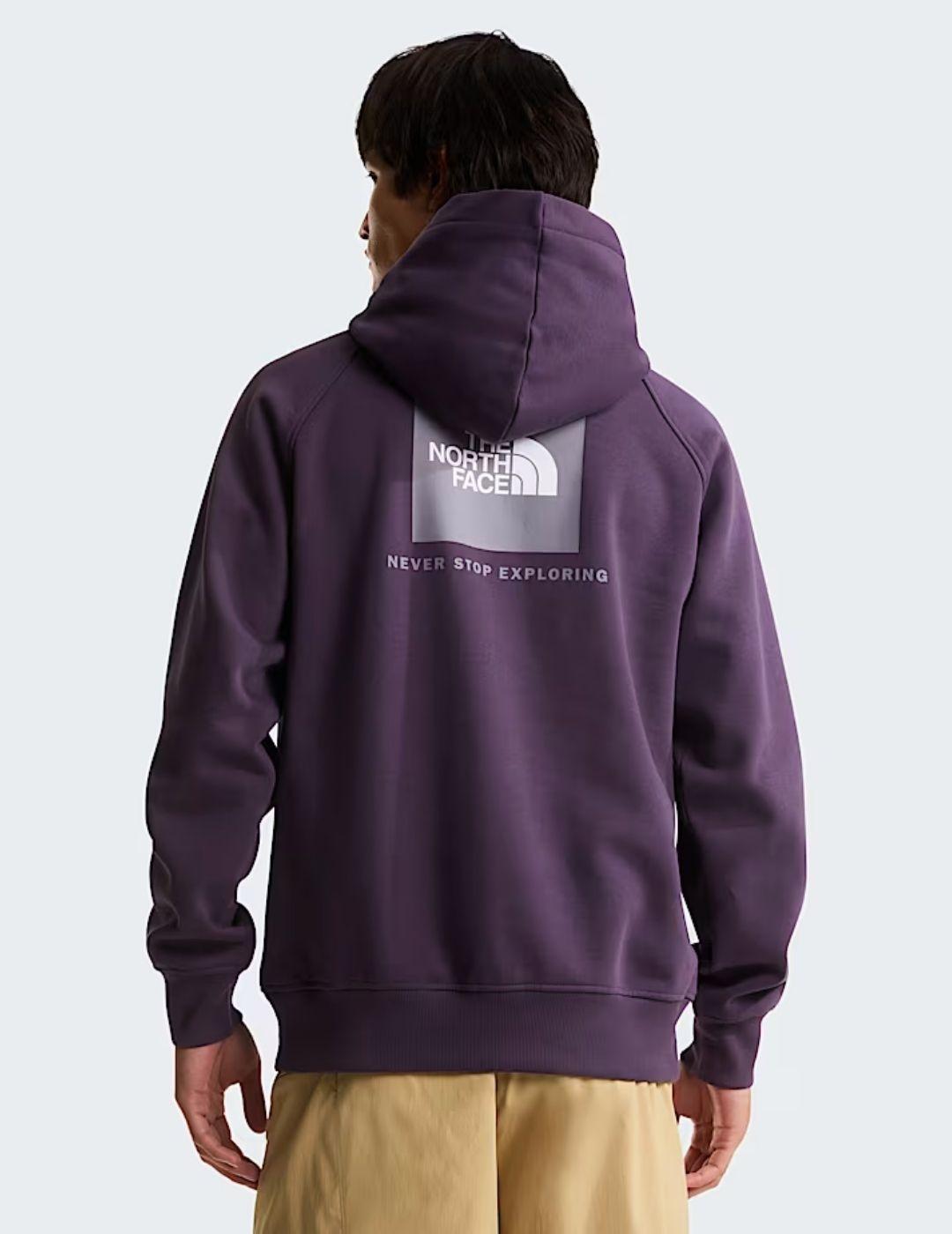 Sudadera The North Face Ranglan Box Morado Hombre