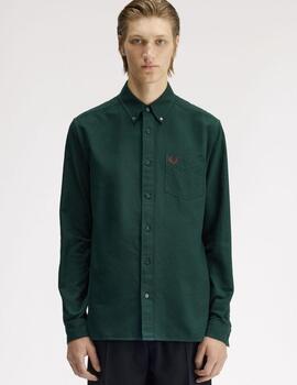 Camisa Fred Perry Oxford Verde Hombre