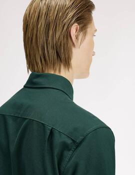 Camisa Fred Perry Oxford Verde Hombre