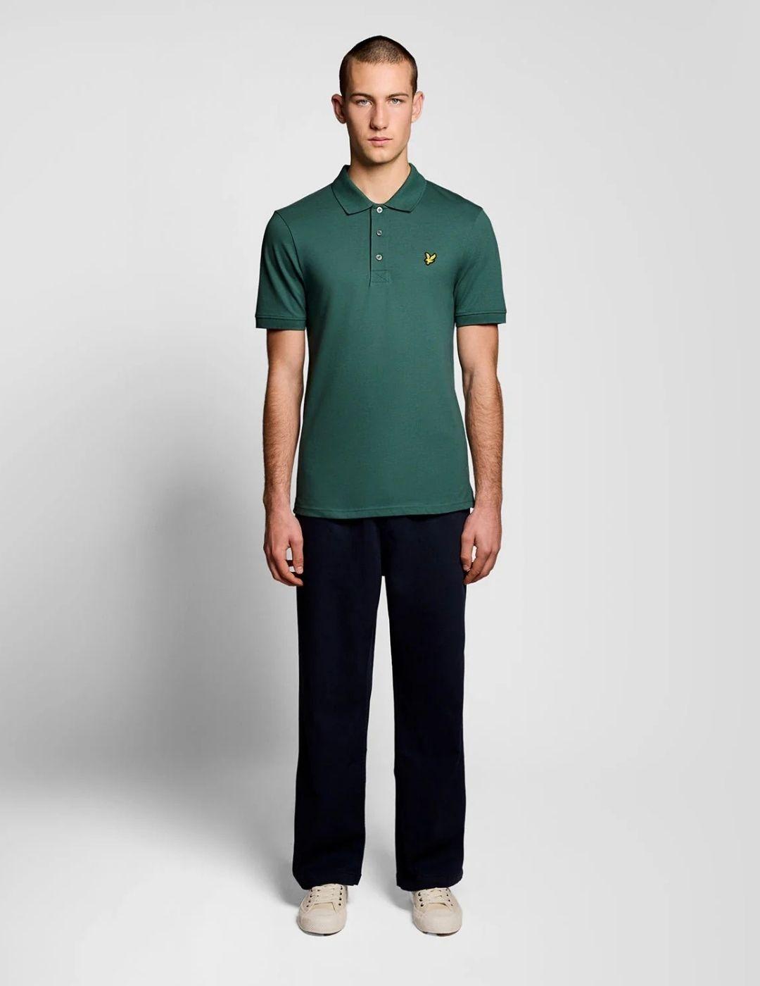 Polo Lyle & Scott  Plain Verde Hombre