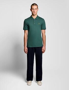 Polo Lyle & Scott  Plain Verde Hombre