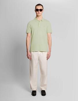 Polo Lyle & Scott Superfine Verde Hombre
