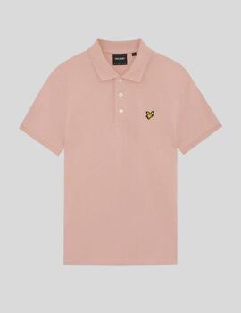 Polo Lyle & Scott  Plain Rosa Hombre