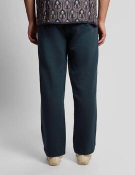 Pantalón Lyle & Scott  Relaxed Marino Hombre